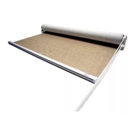 Cortina Roller Blackout Textura 90x240cm - Café-0