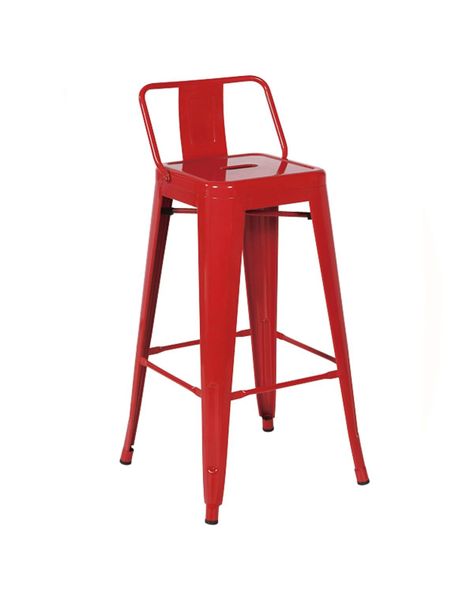 Pack 4 Pisos Taburetes Tolix 66 Cm- Rojo-2