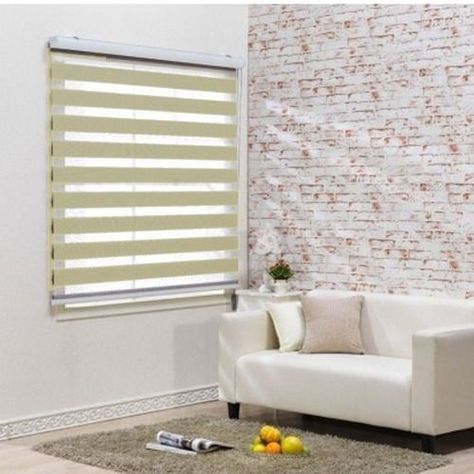 Cortina Roller Zebra 160x240cm Dorado, Dorada-2