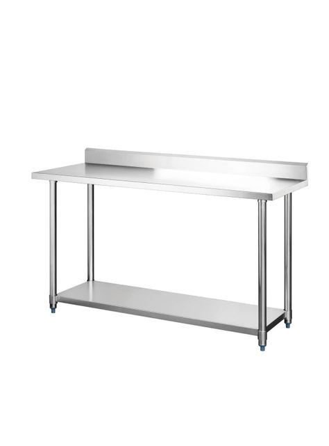 Mesón Mural De Acero Inox 120cm Negocio BOZZO-2