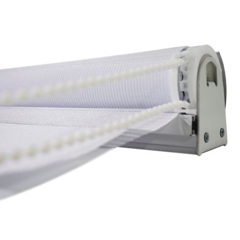 Cortina Roller Zebra Blackout 120x120cm - Blanco-1