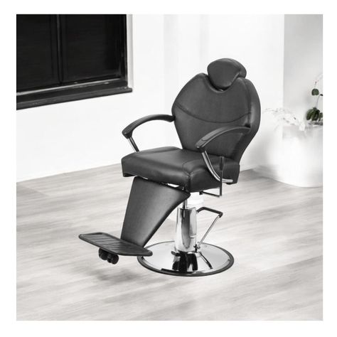 Silla Barberia, Salon Peluqueria Profesional Clasica Negra-2