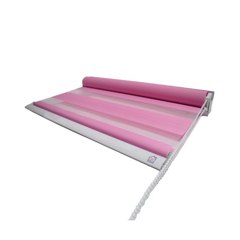Cortina Roller Zebra 105x240cm - Rosado-0