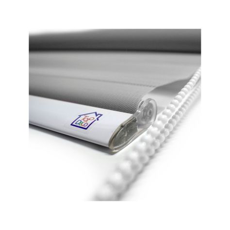 Cortina Roller Zebra Blackout 140x240cm - Gris-1