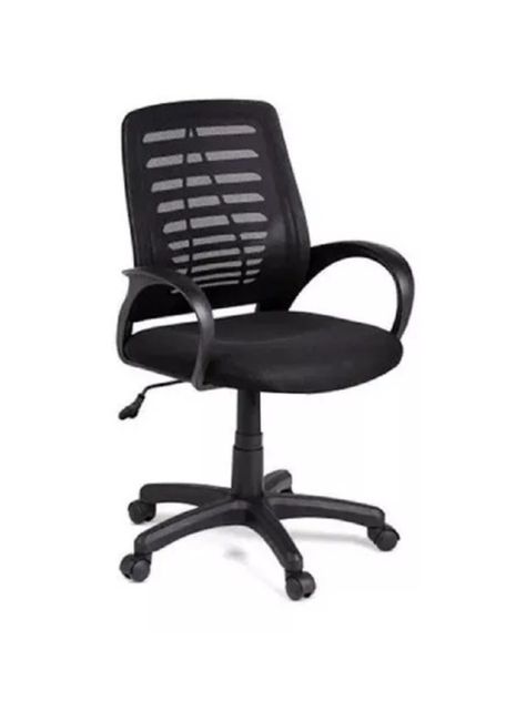 Silla De Escritorio Negra, Oficina, Ajustables-0