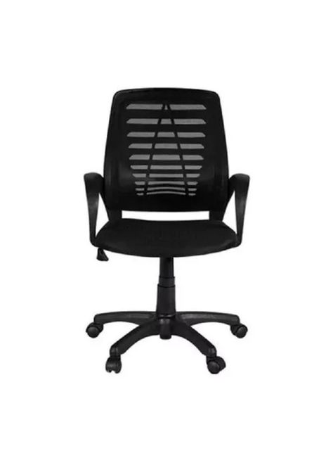 Silla De Escritorio Negra, Oficina, Ajustables-1