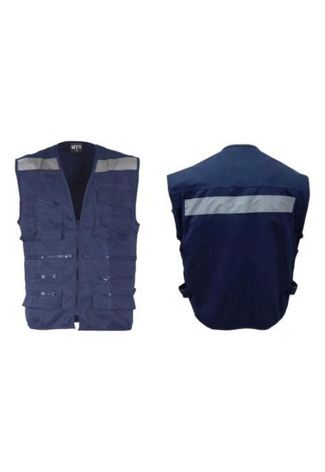 Chaleco Geologo Gabardina Con Cinta Reflectante-2