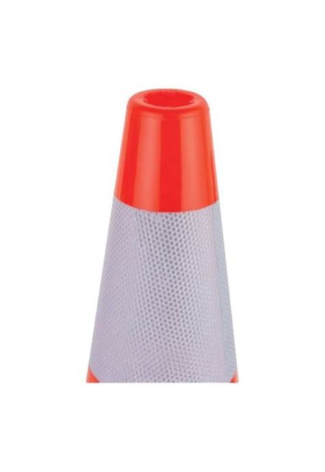 Cono Base Negra 28'' (70cm) Doble Cinta Reflectante-1