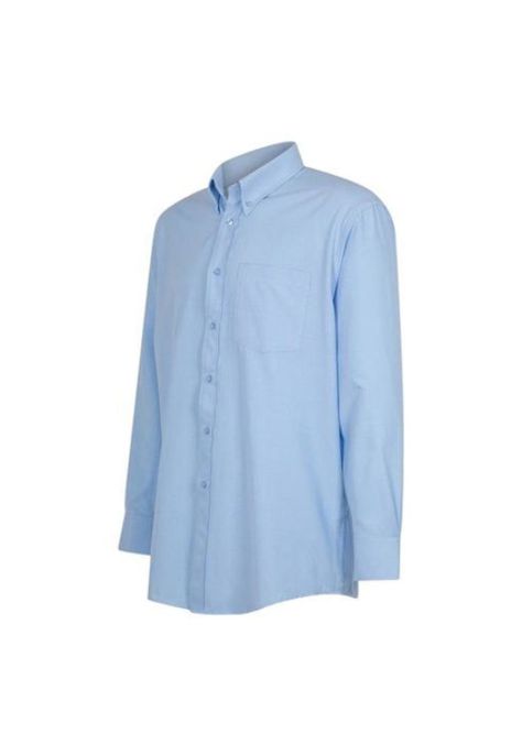 Camisa Oxford Manga Larga Con Bolsillo-0