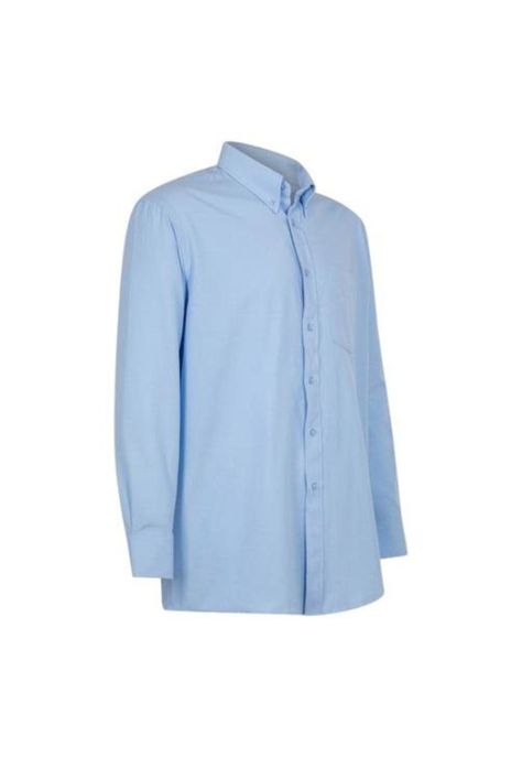Camisa Oxford Manga Larga Con Bolsillo-1