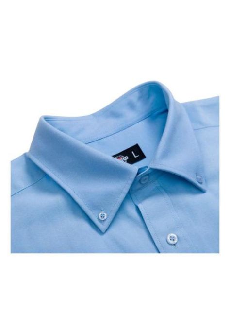 Camisa Oxford Manga Larga Con Bolsillo-3