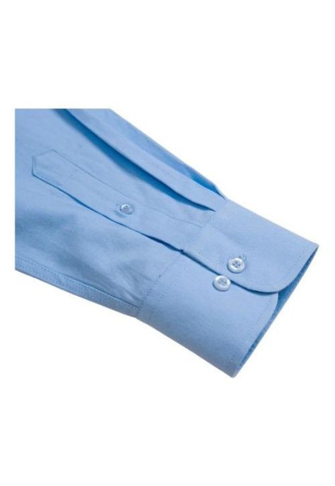 Camisa Oxford Manga Larga Con Bolsillo-4
