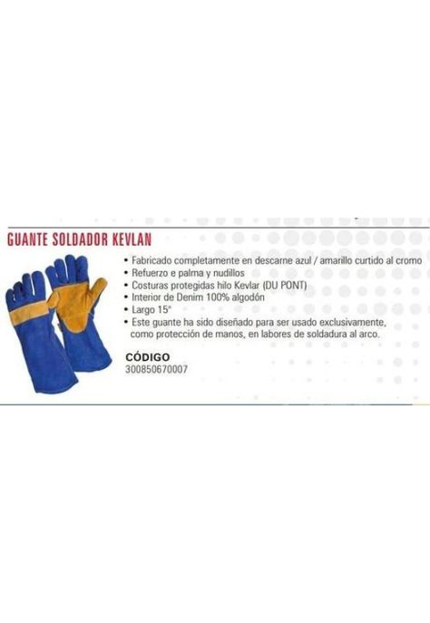 Guante Soldador Kevlar Steelpro-1