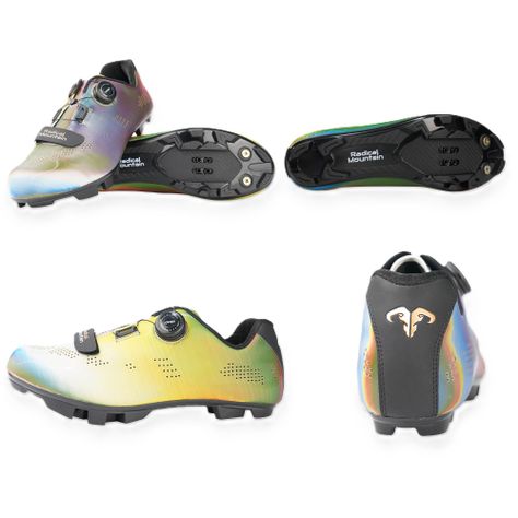 Zapato Reflective MTB T.43 Rainbow Radical Mountain-3