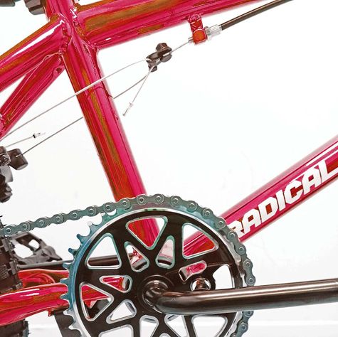 Bicicleta BMX 20 UV Rojo Radical Mountain-1