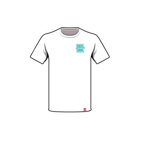 Polera RockShox Manga Corta First There Blanco-0