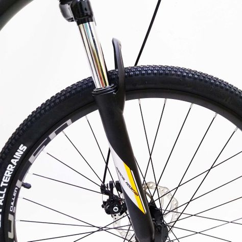 Bicicleta Radical Mountain 27.5 Edge Negra Naranja-1