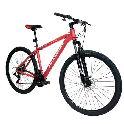 Bicicleta Phoenix MTB Aro 29" 21 Velocidades Freno Disco Rojo-1