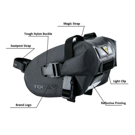 Bolso Topeak Inferior Asiento Drybag Wedge M-4