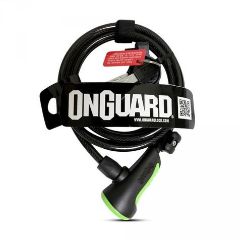 Candado Espiral NS 180x8mm VerdeOn Guard-0