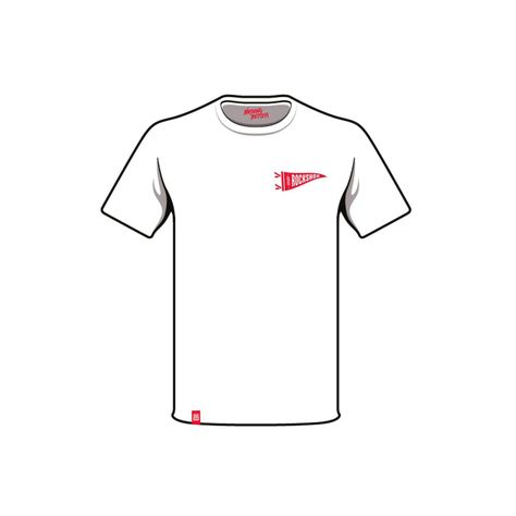Polera RockShox Manga Corta Pennant Blanco-0