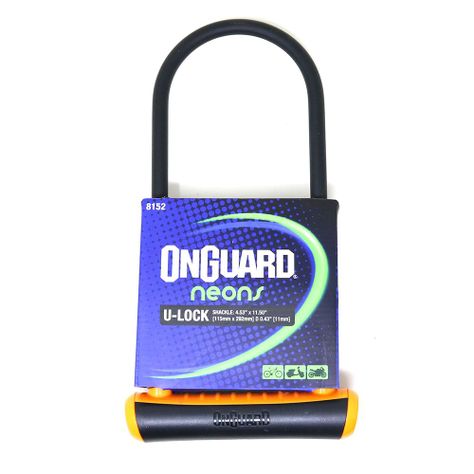 Candado OnGuard Llave U-Lock NS LS 115X292mm-4