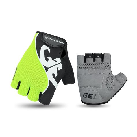 Guantes Radical Mountain Corto 1454 Blanco/Verde M-0