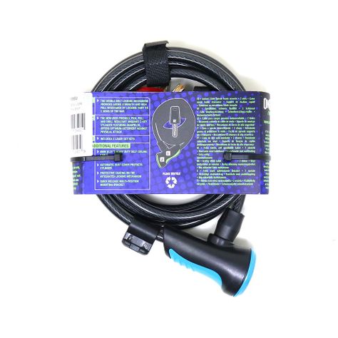 Candado OnGuard Llave Espiral NS Coil 180cmX8mm-2
