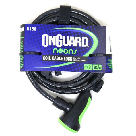 Candado OnGuard Llave Espiral NS Coil 180cmX8mm-4
