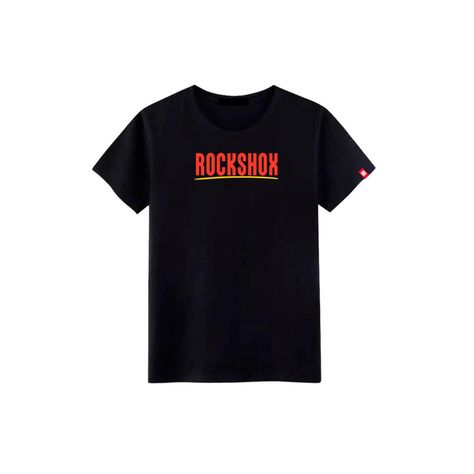 Polera RockShox Manga Corta Paint Brush Logo Negro-0
