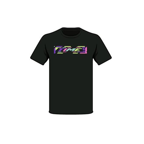 Polera TIME Sport Manga Corta TS2204 Negro-0