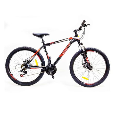 Bicicleta Phoenix MTB Aro 26" 21 Velocidades Freno Disco Negro/Rojo-0