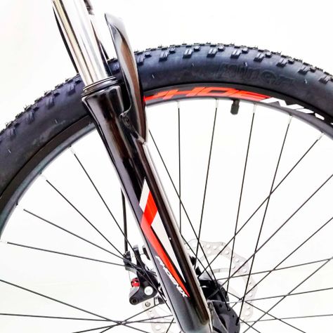 Bicicleta Phoenix MTB Aro 26" 21 Velocidades Freno Disco Negro/Rojo-2