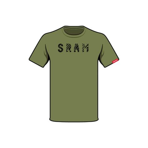 Polera SRAM Manga Corta Slash Verde-3