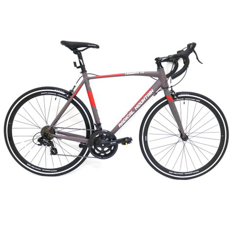 Bicicleta Radical Mountain 700C Ruta Leggera 1 Gris/Rojo SM-0