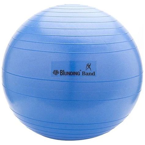 Balón De Ejercicios Con Bombín De 55cm Color Azul +calcetín-2