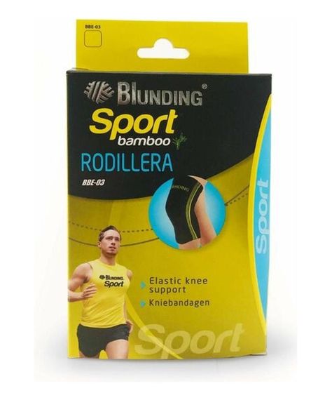 Rodillera Sport De Bambu 1 Unidad -electromedicina-0