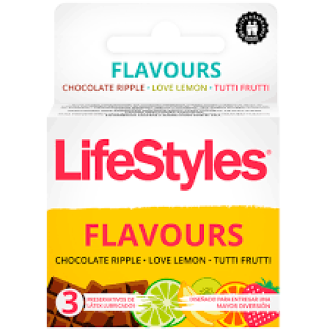 Preservativos Sabores flavours 3 unidades-0