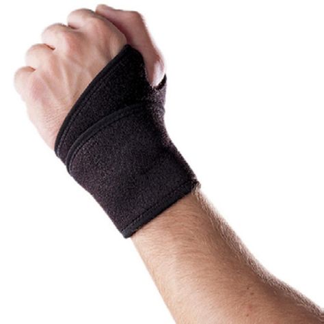 Muñequera dedo pulgar 1 unidad negra-2