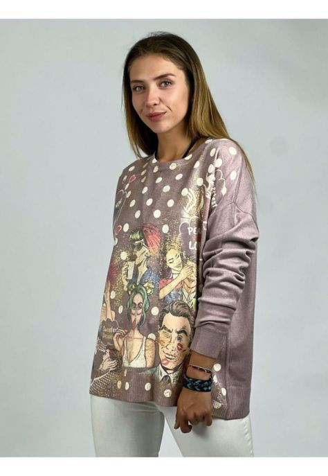 Sweater Spandex Comics Lunares-1