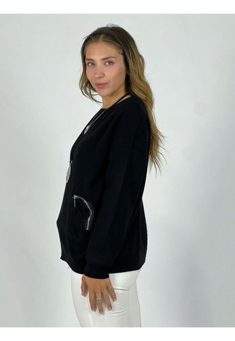 Sweater Spandex Bolsillo con Cierre-2