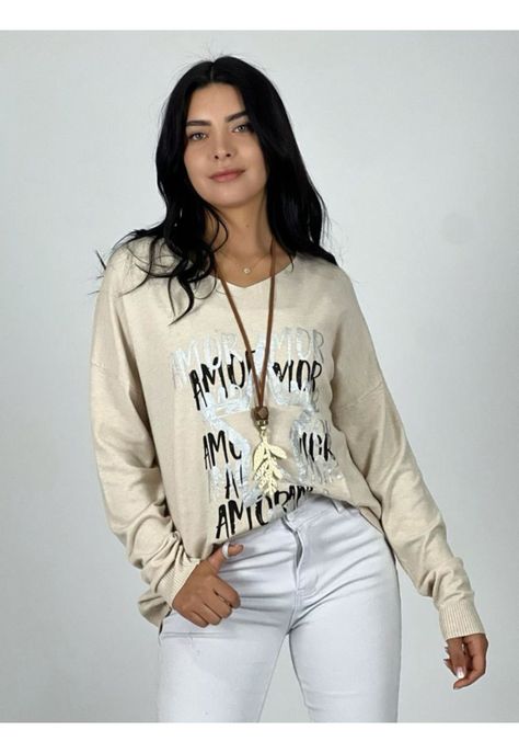 Sweater Spandex Con Estrella AMOR-0