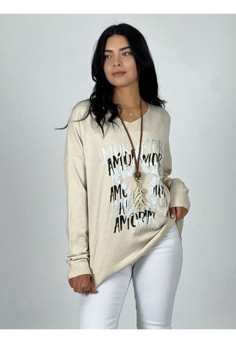 Sweater Spandex Con Estrella AMOR-1