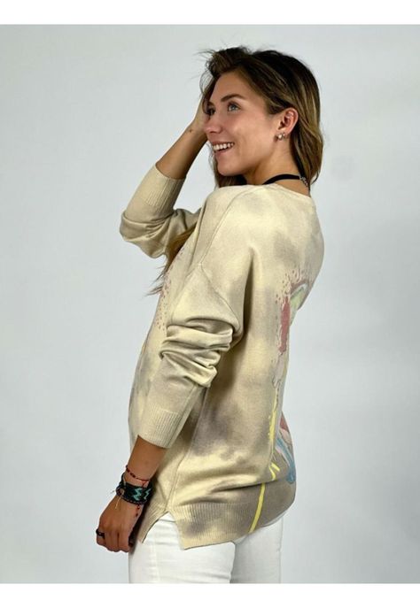 Sweater Spandex Mandala con Plumas-2