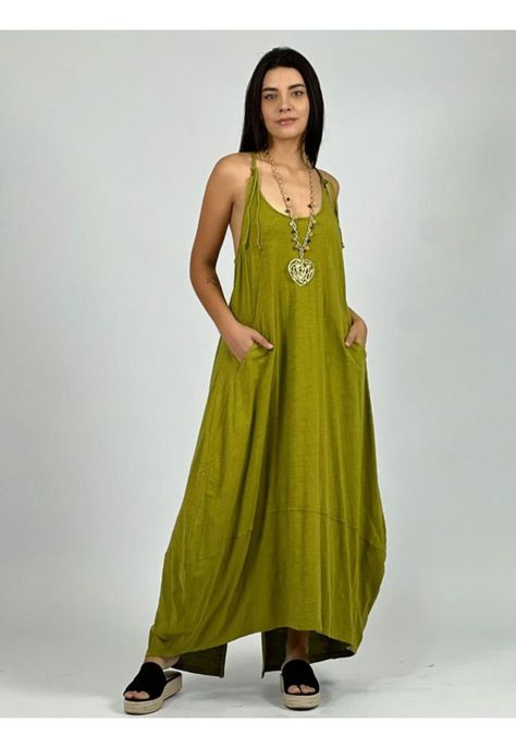 Vestido Algodón Tirantes Abombado-0