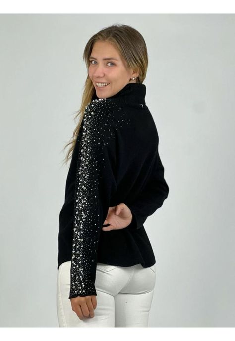 Sweater Spandex Cuello Alto-2