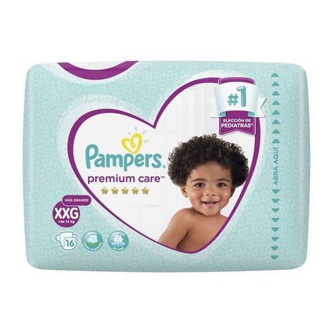 Pampers Pañales Premium Care Talla XXg 16 U-0