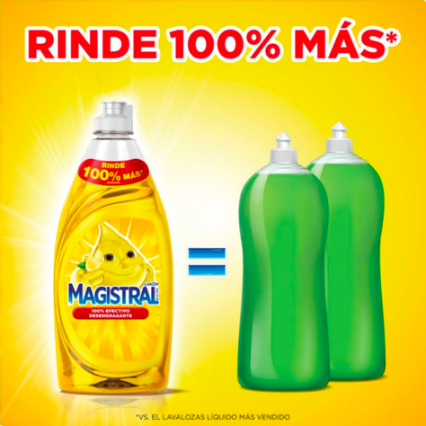 Pack 2 Magistral Lavalozas Concentrado Ultra Limon 500 ml-4