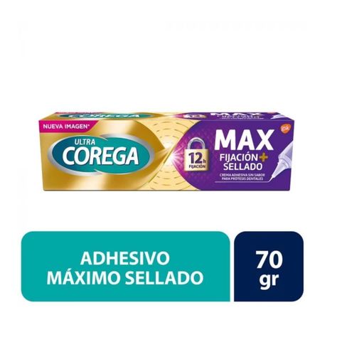 Corega Ultra Maximo Sellado Crema Sin Sabor 70 g-1