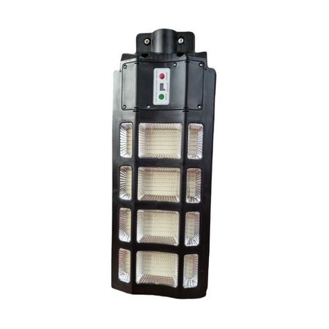 Foco Led Solar 800w Poste Exterior Focos Solares Potentes + Base-0